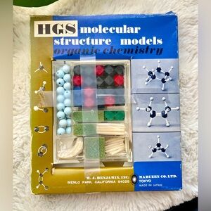 Vintage HGS Molecular Structure Models Organic Chemistry Kit